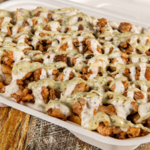 Build your Meat on Chips or Rice