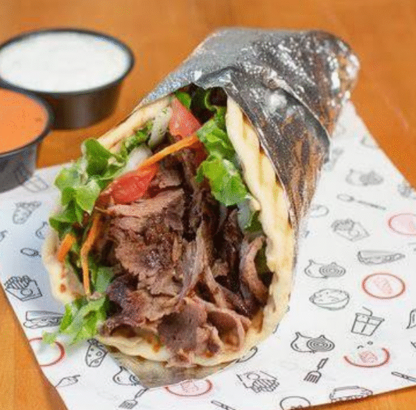 Thin Mix Kebab Wrap