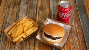 Kids Meal (Cheese Burger, Fries & Drink)